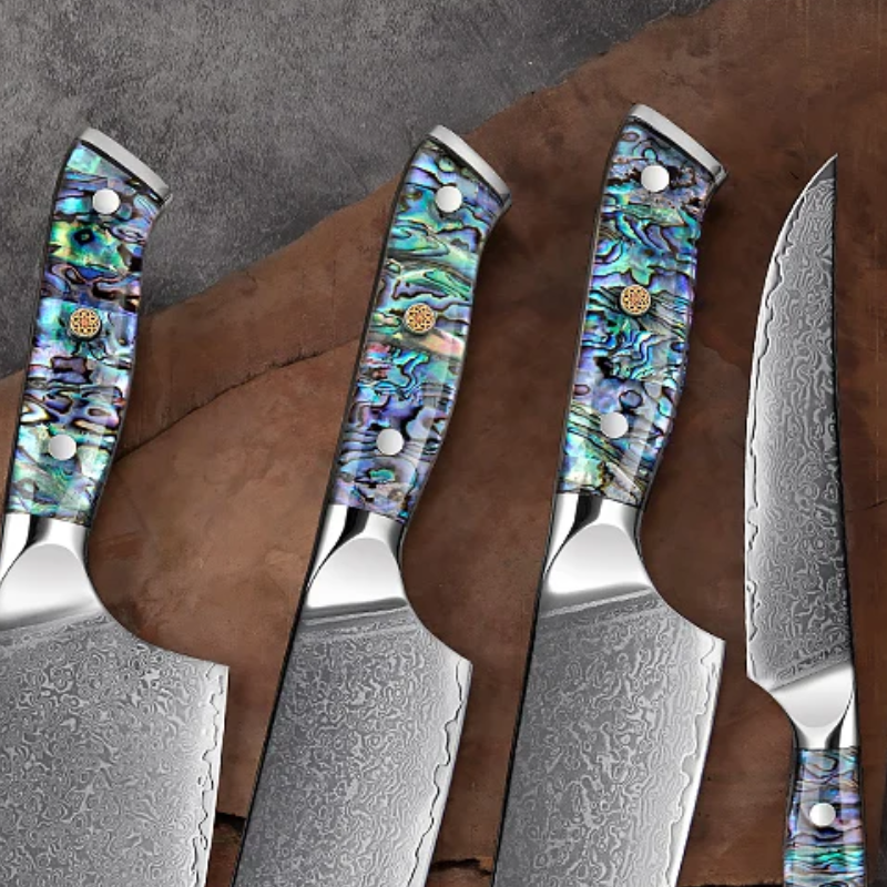 6-Piece Kitchen Knife Set - Exclusive Abalone Line