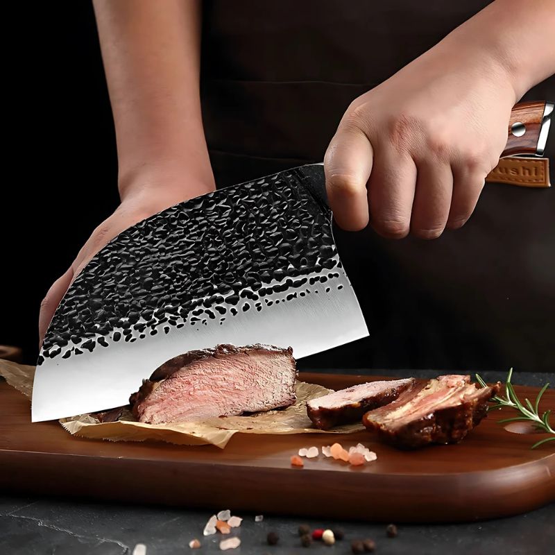 Imposing 7-Inch Cleaver Knife - Butcher Knife