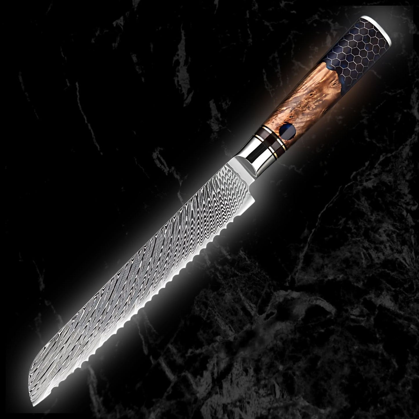 Sophisticate Knife Set 6-Pieces Japanese Damascus Steel