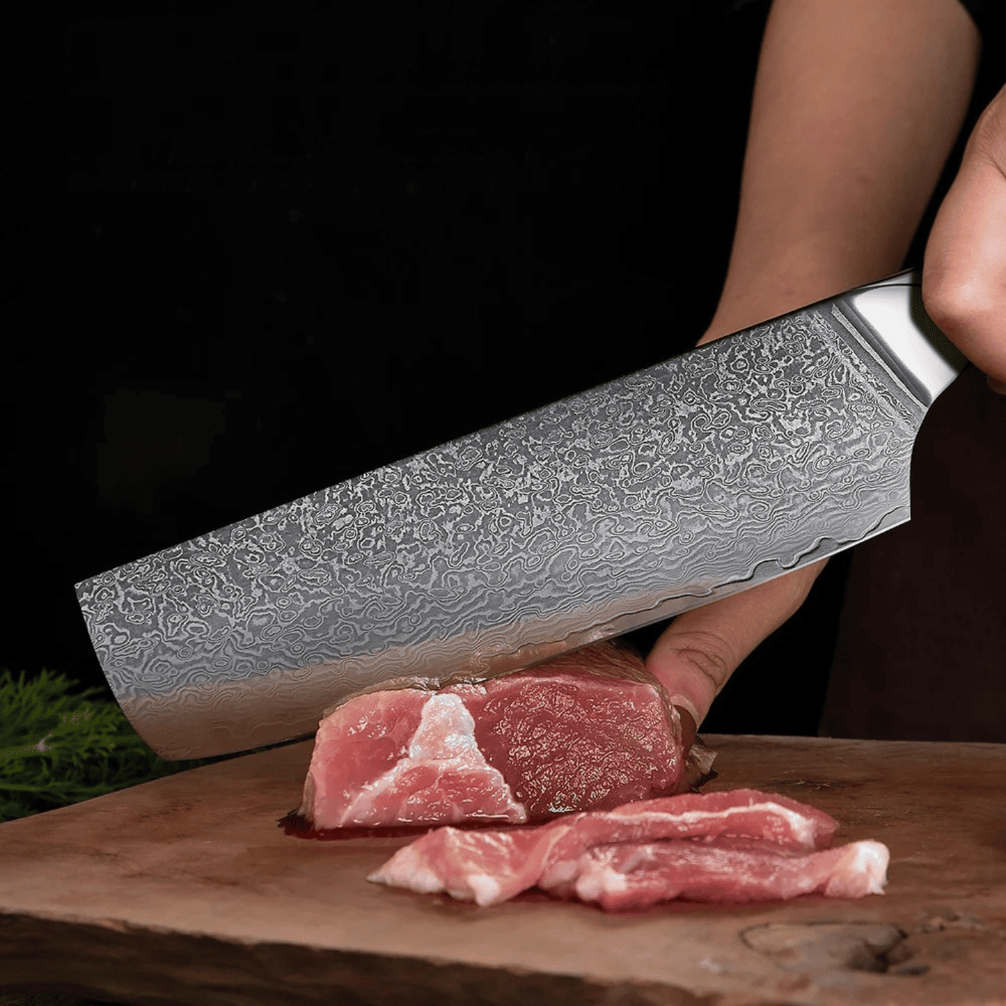 Abalone Damascus Knife Set – Japanese Steel and Unique Shell Handles