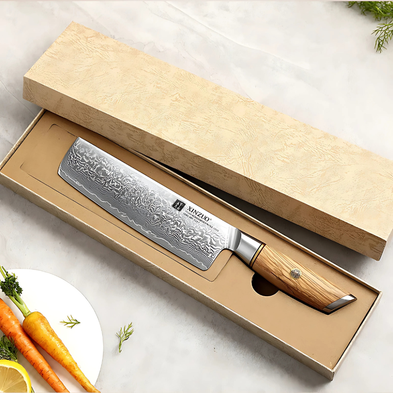 Premium Katana Damascus Chef Knife