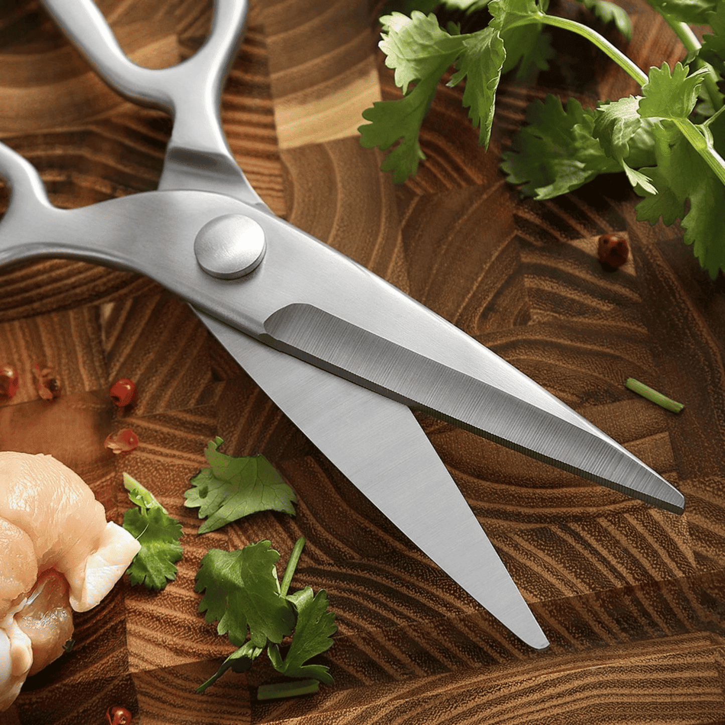 Multi-Purpose Kitchen Scissor Stainless Steel - Herb and Meat Shears