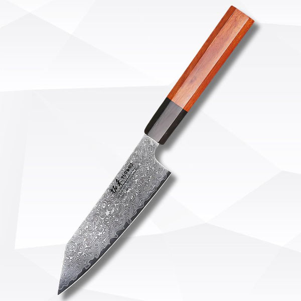 Japanese Kitchen Knife Damascus Steel - 5 inch Utility Knife