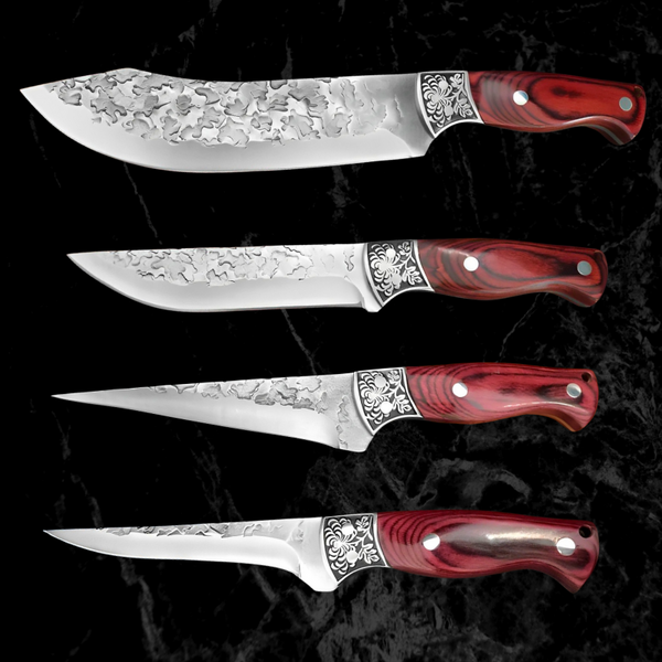 High-quality Boning Knives - Stainless Steel blade and Rosewood Handle