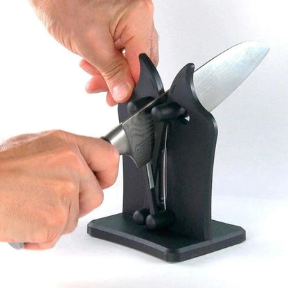 Handheld Knife Sharpener with Automatic Angle Adjustment