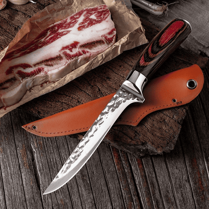 High-Carbon Boning Knife with Ergonomic Wood Handle