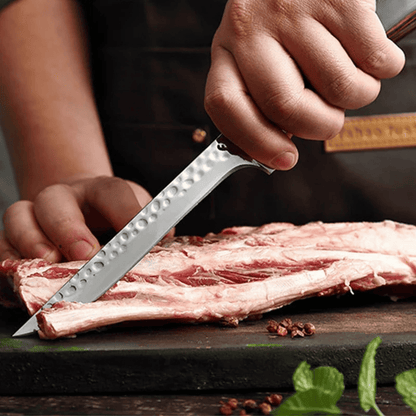 High-Carbon Boning Knife with Ergonomic Wood Handle