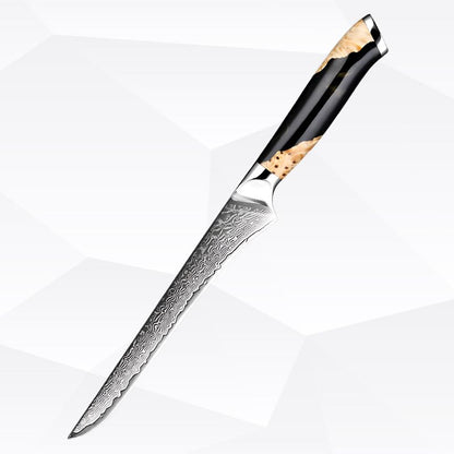 6-Inch Japanese Damascus Boning Knife – Precision & Strength
