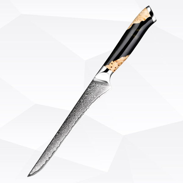 6-Inch Japanese Damascus Boning Knife – Precision & Strength