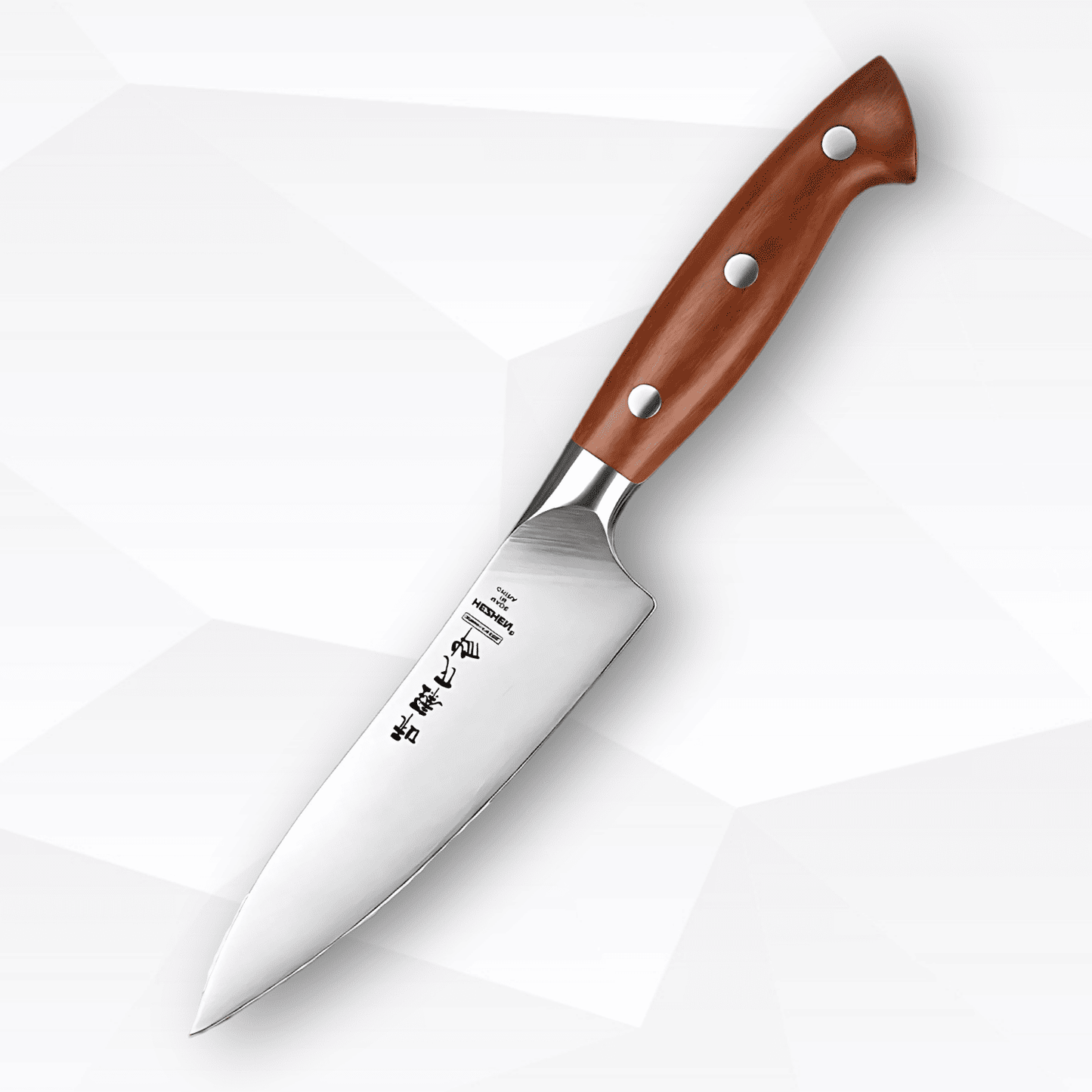 5.3-Inch Utility Knife – German Steel with Ergonomic Redwood Handle