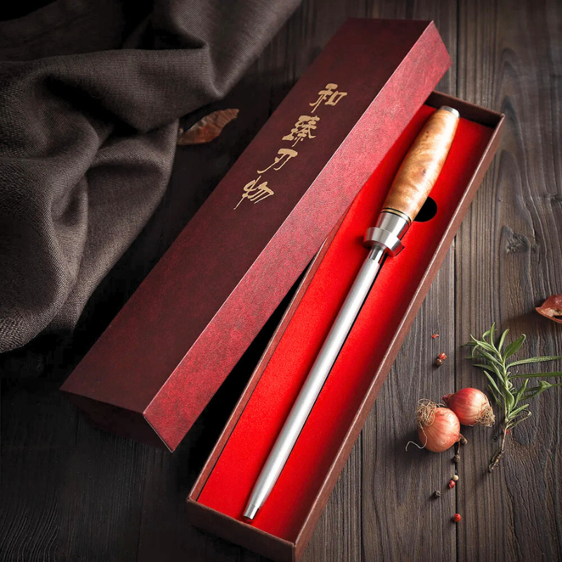 Chef Emery Knife Sharpener Rod