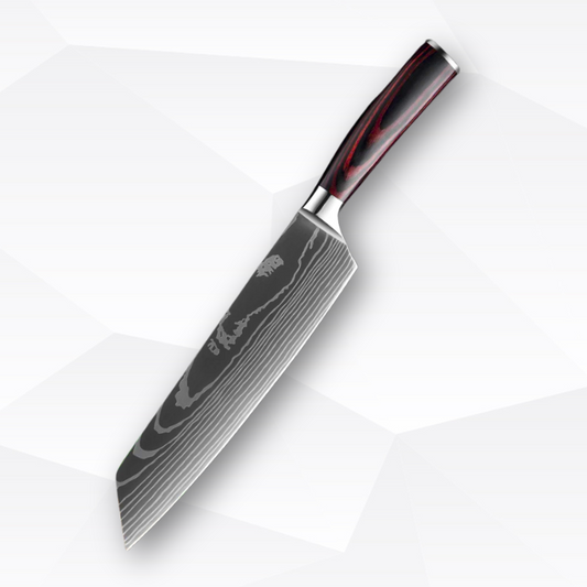 Individual Kitchen Knives – High-Carbon Stainless Steel and Ergonomic Wood Handle